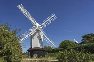 Images Dated 30th September 2020: England, East Sussex, South Downs National Park, The Jill Windmill near Clayton