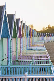 Images Dated 8th September 2015: England, Essex, Mersea Island, Beach Huts