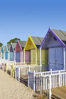 Images Dated 8th September 2015: England, Essex, Mersea Island, Beach Huts