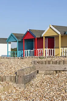 Images Dated 8th September 2014: England, Hampshire, Calshot, Beach Huts