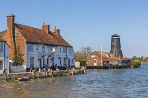 Hampshire Prints: England, Hampshire, Langstone, Chichester Harbour