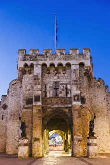 Nightime Prints: England, Hampshire, Southampton, Bargate