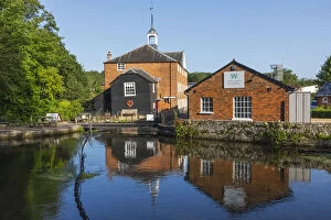 Images Dated 1st October 2021: England, Hampshire, Whitchurch, The Historic Whitchurch Silk Mill