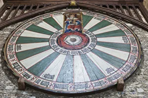England, Hampshire, Winchester, Winchester Castle, The Great Hall, The Arthurian Round