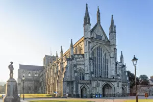 Images Dated 23rd August 2021: England, Hampshire, Winchester, Winchester Cathedral