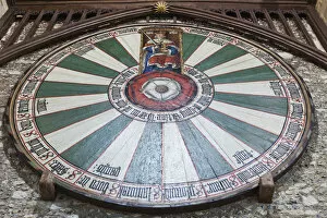 England, Hampshire, Winchester, Winchester Castle, The Great Hall, The Arthurian Round