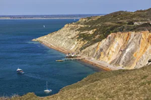 Isle Of Wight Prints: England, Isle of Wight, Alum Bay