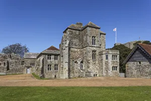 Isle Of Wight Prints: England, Isle of Wight, Newport, Carisbrooke Castle, Home of the Lords Building