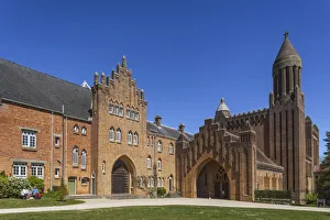 Isle Of Wight Prints: England, Isle of Wight, Ryde, Quarr Abbey