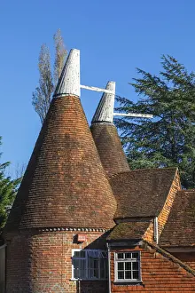 England, Kent, Converted Oast Houses aka Oasts near Tunbridge Wells