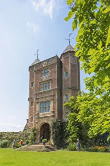 England, Kent, Cranbrook, Sissinghurst Castle, Gardens and Castle Tower