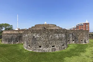 Moat Prints: England, Kent, Deal, Deal Castle and Moat