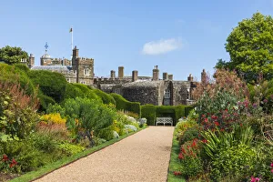 Walmer Prints: England, Kent, Deal, Walmer, Walmer Castle, Gardens and Castle