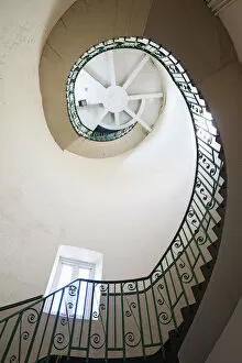 Images Dated 8th November 2011: England, Kent, Dungeness, The Old Lighthouse, Interior Spiral Staircase