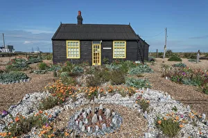 England, Kent, Dungeness, Prospect Cottage, The Former Home of Movie Director Derek