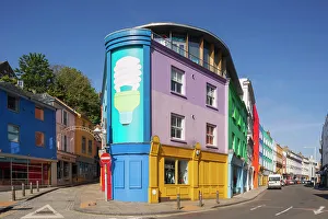 Shopping Prints: England, Kent, Folkestone, The Creative Quarter, Colourful Shops and Offices