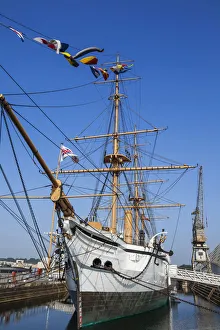England, Kent, Rochester, Chatham, Chatham Historic Dockyard, HMS Gannet