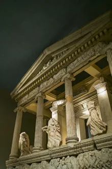 Bloomsbury Prints: England, London, Bloomsbury, The British Museum, The Greek Temple