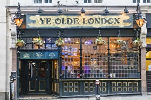 England, London, The City of London, The Ye Olde London Pub