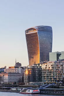 Offices Gallery: England, London, City Skyline and The Walkie Talkie Building