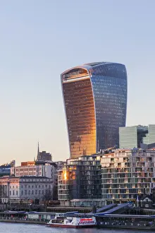 City Skyline Prints: England, London, City Skyline and The Walkie Talkie Building