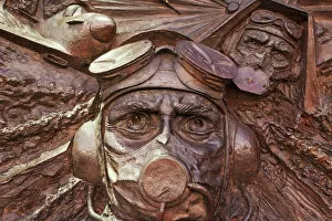Images Dated 8th November 2011: England, London, Embankment, Detail of Battle of Britain Memorial