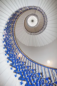 England, London, Greenwich, The Queens House, Tulip Staircase England, London, Greenwich, The Queens House, Tulip Staircase