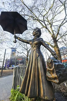 Images Dated 4th March 2022: England, London, Leicester Square, Mary Poppins Statue