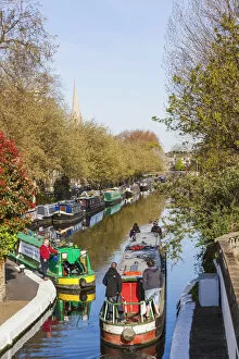 Images Dated 6th July 2016: England, London, Little Venice, Canal Boats