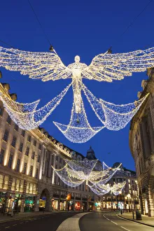 England, London, Regent Street, Christmas Lights