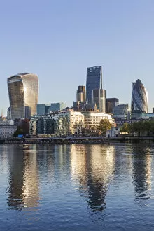 Images Dated 30th July 2015: England, London, River Thames and City Skyline