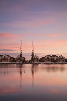 England, London, Royal Victoria Docks