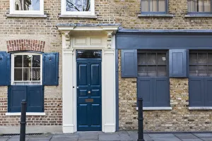 Window Shutters Prints: England, London, Shorditch, Spitafields, Fournier Street