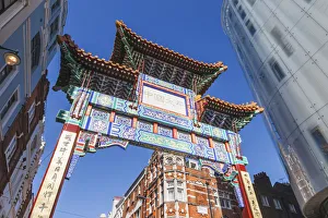 England, London, Soho, Chinatown, Chinese Gate