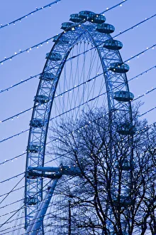 Ferris Wheel Prints: England, London, Southbank, London Eye