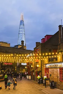 Images Dated 18th May 2018: England, London, Southwark, London Bridge City, The Anchor Pub and The Shard