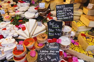 Images Dated 26th April 2019: England, London, Southwark, London Bridge City, Borough Market, French Cheese Shop