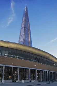 Southwark Prints: England, London, Southwark, London Bridge Train Station and The Shard