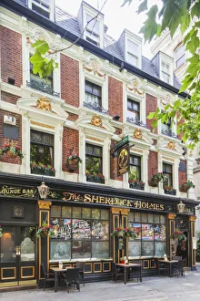 Pubs Prints: England, London, St Jamess, Sherlock Holmes Pub