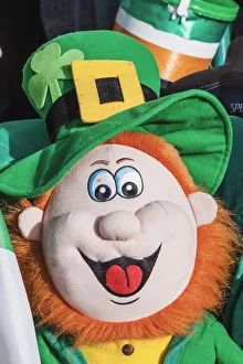 England, London, St. Patricks Day Parade, Leprechaun Doll