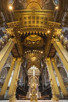 Images Dated 20th January 2022: England, London, St. Pauls Cathedral, The High Cross