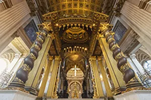 Images Dated 20th January 2022: England, London, St. Pauls Cathedral, The High Cross