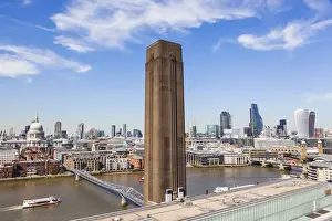 Art Gallery Prints: England, London, Tate Modern, View of The City of London Skyline