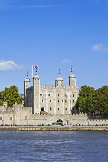 England, London, Tower of London and River Thames