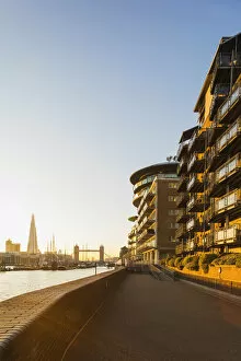 Images Dated 26th April 2019: England, London, Wapping, Cinnabar Wharf Riverside Residential Apartment Complex