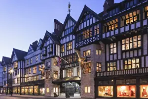 Retail Prints: England, London, West End, Great Marlborough Street, Liberty