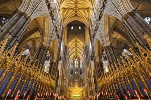 Images Dated 20th January 2022: England, London, Westminster Abbey, The Choir