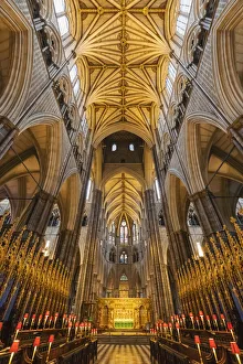 Images Dated 20th January 2022: England, London, Westminster Abbey, The Choir