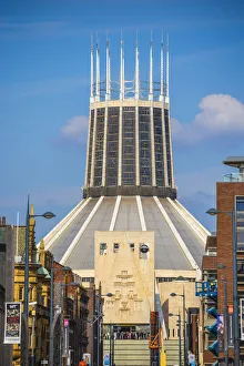 Liverpool Prints: England, Merseyside, Liverpool, Metropolitan Cathderal