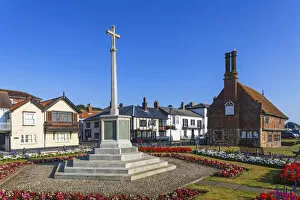England, Suffolk, Aldeburgh, War Memorial Garden and Aldeburgh Museum